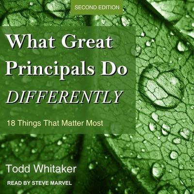 Cover for Todd Whitaker · What Great Principals Do Differently (CD) (2019)