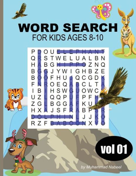 Cover for Muhammad Nabeel · Word Search for Kids Ages 8-10 - Vol 1 (Taschenbuch) (2020)