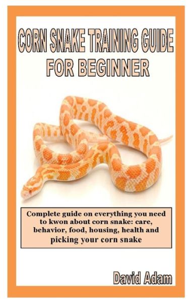 Cover for David Adam · Corn Snake Training Guide for Beginner (Paperback Book) (2020)