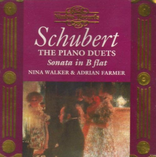 Piano Duets 1 - Schubert / Walker / Farmer - Musiikki - NIMBUS - 0710357254437 - perjantai 1. marraskuuta 1996