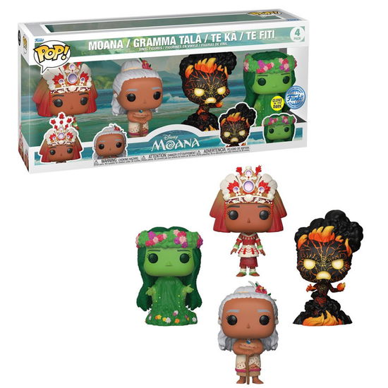 Moana (4Pk) - Disney: Funko Pop! - Merchandise - Funko - 0889698691437 - 7. Dezember 2023