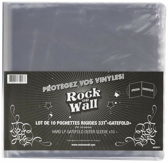 Cover for Rock On Wall Buste Trasparenti Rigide Per Vinile ( 10 Pz.) · Buste Trasparenti Rigide Per Vinile (10 Pz.) (ACCESSORY)