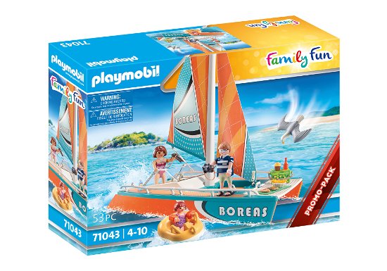 Cover for Playmobil · Playmobil Family Fun Catamaran - 71043 (Leksaker)