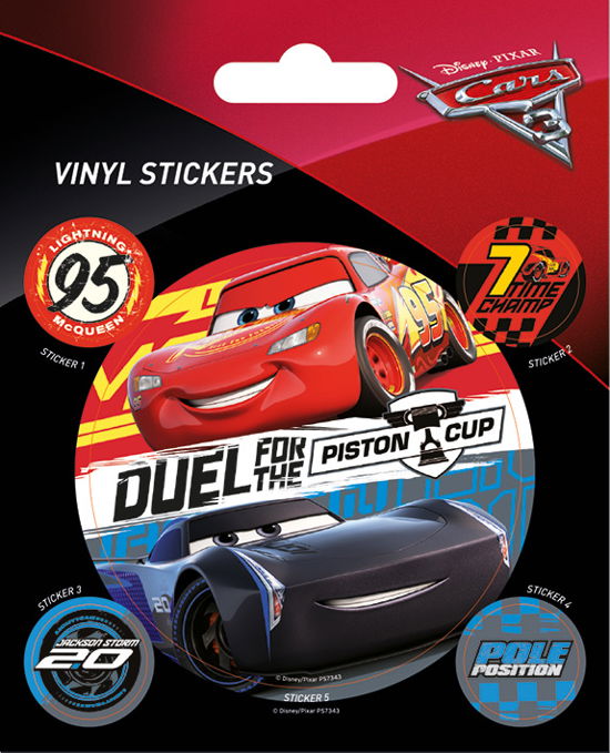 Cover for Cars 3 · Disney: Cars 3 - Duel For The Piston Cup (Vinyl Stickers Pack) (MERCH)