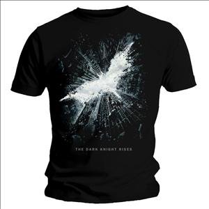 Cover for Officially Licensed · The Dark Knight Rises - Cityscape Logo - T-Shirt (Klær) [size XL]
