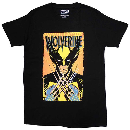 Marvel Comics Unisex T-Shirt: Wolverine Claws - Marvel Comics - Gadżety -  - 5056737243437 - 14 marca 2024