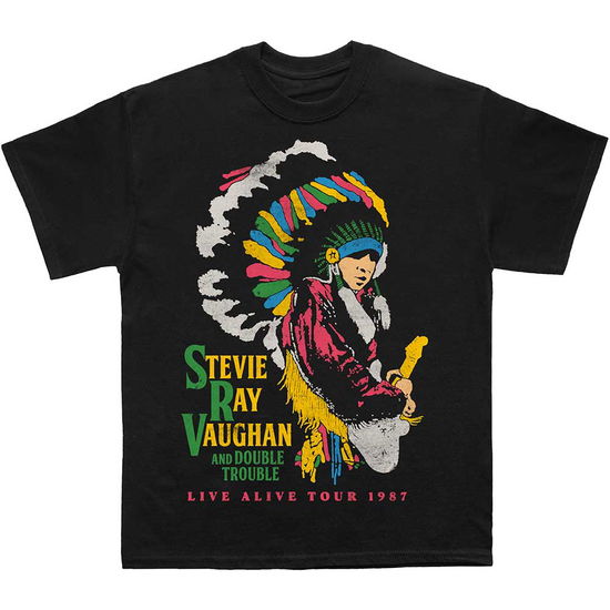 Cover for Stevie Ray Vaughan · Stevie Ray Vaughan Unisex T-Shirt: Double Trouble (T-shirt) [size S]