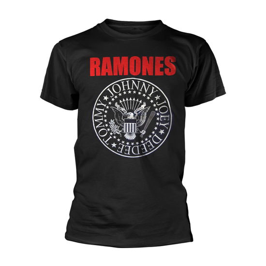 Ramones: Red Text Seal Logo (T-Shirt Unisex Tg. XL) - Ramones - Andere - PHM - 5057245998437 - 9. April 2018