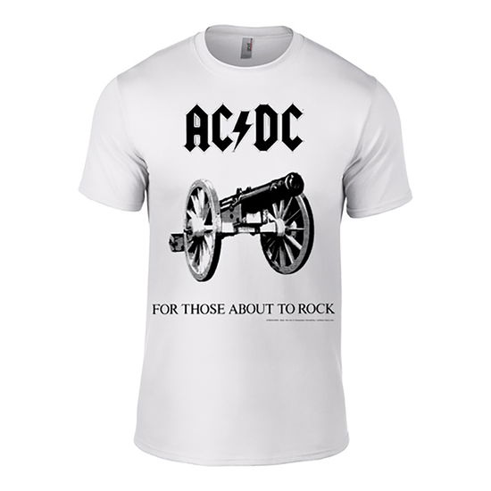 For Those About to Rock (White) - AC/DC - Merchandise - PHD - 6430055917437 - October 15, 2018