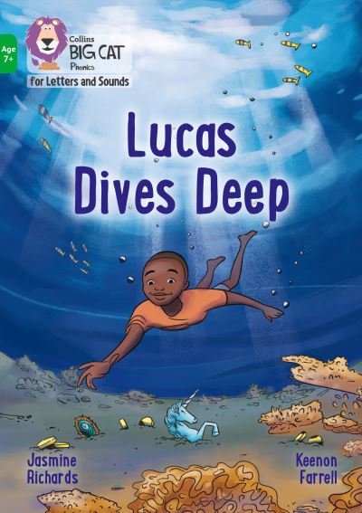 Cover for Jasmine Richards · Lucas Dives Deep: Band 05/Green - Collins Big Cat Phonics for Letters and Sounds – Age 7+ (Paperback Book) (2021)
