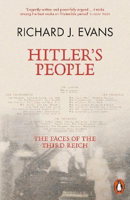 Cover for Richard J. Evans · Hitler's People: The Faces of the Third Reich (Paperback Book) (2025)