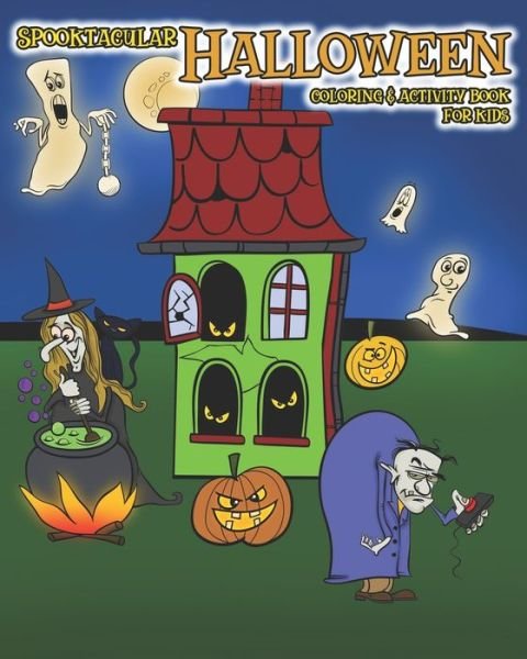 Cover for Avocadozebra Activity Books · Spooktacular Halloween Coloring &amp; Activity Book for Kids (Paperback Bog) (2019)