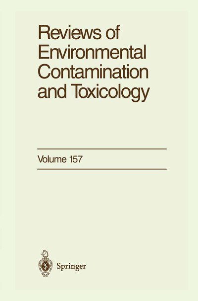 Cover for George W. Ware · Reviews of Environmental Contamination and Toxicology: Continuation of Residue Reviews - Reviews of Environmental Contamination and Toxicology (Paperback Book) [Softcover reprint of the original 1st ed. 1998 edition] (2012)