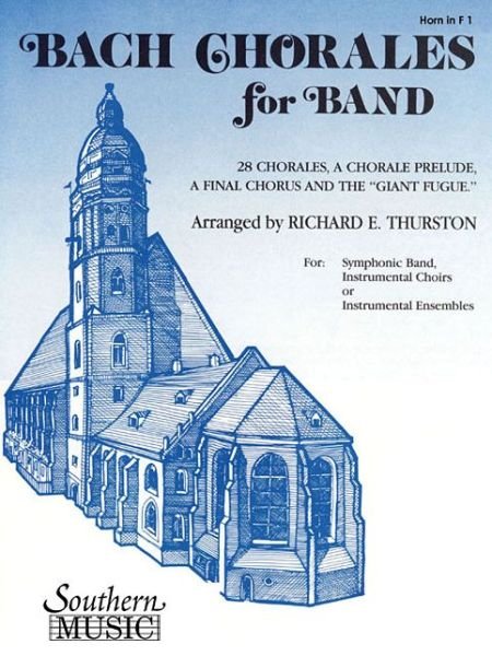 Cover for Johann Sebastian Bach · Bach Chorales For Band (Sheet music) (1991)