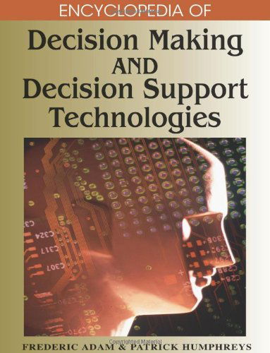 Cover for Frederic Adam · Encyclopedia of Decision Making and Decision Support Technologies (Hardcover Book) (2008)