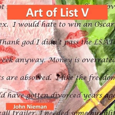 Cover for John Nieman · Art of List V (Paperback Book) (2019)
