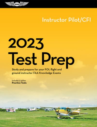 Cover for ASA Test Prep Board · 2023 Instructor Test Prep (Paperback Book) (2022)