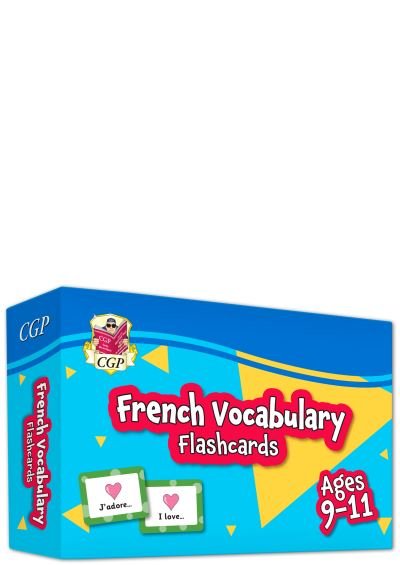 Cover for CGP Books · French Vocabulary Flashcards for Ages 9-11 (with Free Online Audio) (Hardcover Book) (2022)