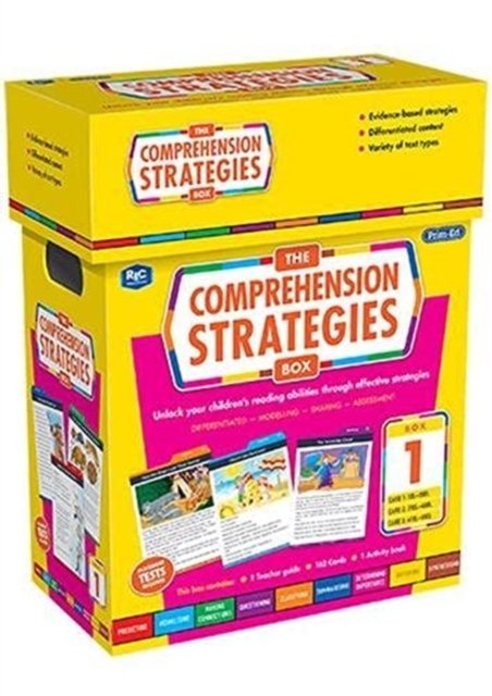 Cover for RIC Publications · The Comprehension Strategies Box 1: Unlock your children's reading abilities through effective strategies. - The Comprehension Strategies Box (Bok) (2021)