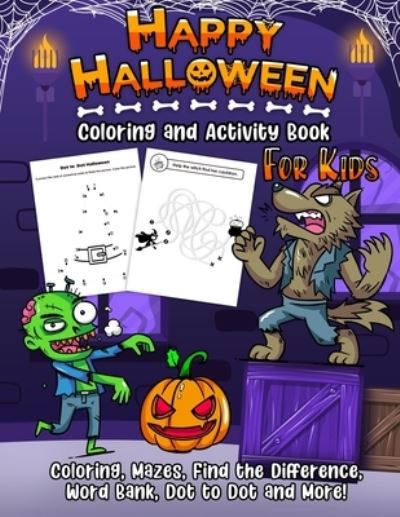 Cover for Harper Hall · Coloring and Activity Book - Halloween Edition (Paperback Book) (2020)