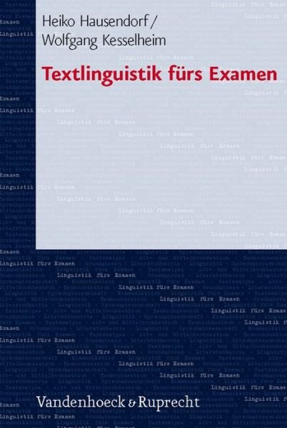 Cover for Heiko Hausendorf · Linguistik fA&quot;rs Examen. (Paperback Book) (2008)