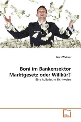 Cover for Widmer · Boni im Bankensektor Marktgesetz (Book)