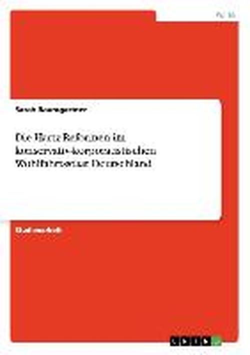 Cover for Baumgartner · Die Hartz-Reformen im konse (Book) [German edition] (2009)