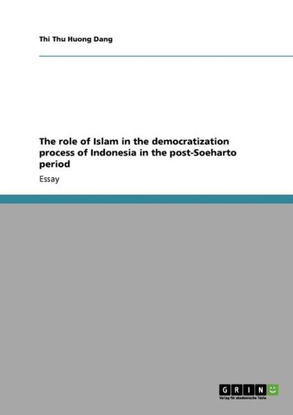 Cover for Dang · The role of Islam in the democrati (Book) [German edition] (2013)