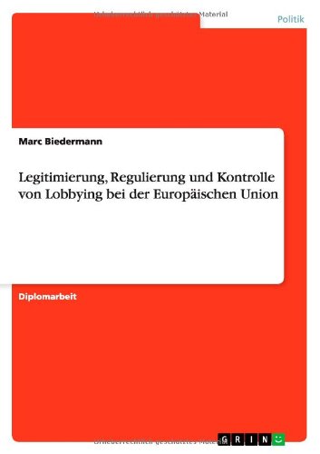 Cover for Biedermann · Legitimierung, Regulierung u (Book) [German edition] (2013)