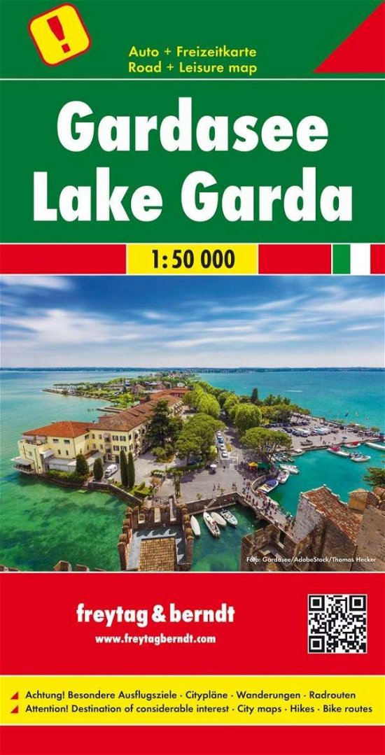 Cover for Freytag &amp; Berndt · Lake Garda Road Map 1:50 000 (Landkart) (2018)