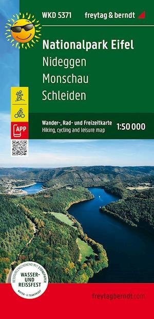 Cover for Nationalpark Eifel - Nideggen, Monschau, Schleiden: Hiking, Cycling and Leisure Map (Landkarten) (2023)