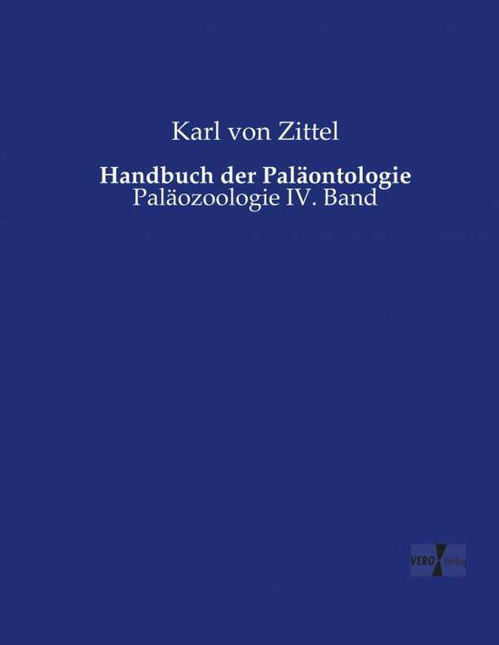 Cover for Zittel · Handbuch der Paläontologie (Buch) (2019)