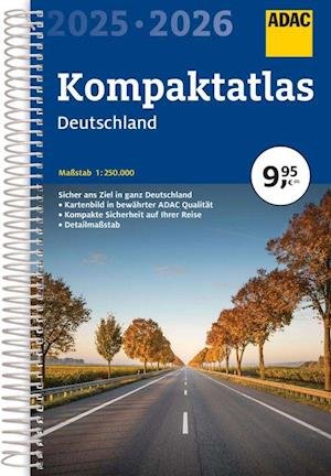 Cover for Mair-Dumont · ADAC KompaktAtlas Deutschland 2025/2026 (Spiralbog) (2024)