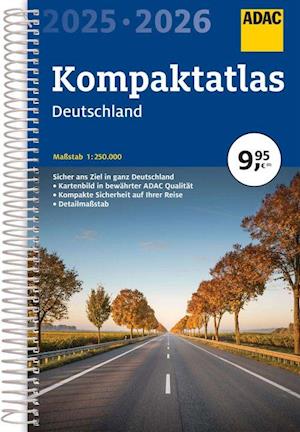 ADAC KompaktAtlas Deutschland 2025/2026 - Mair-Dumont - Libros - ADAC Verlag - 9783826423437 - 22 de abril de 2024