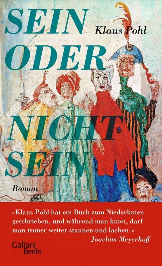 Cover for Klaus Pohl · Sein oder Nichtsein (Gebundenes Buch) (2021)