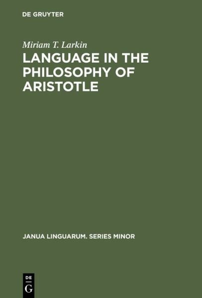 Cover for Larkin · Language in the Philosophy of Ar (Bog) (1971)