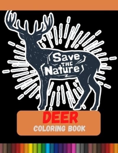 Cover for DXL Print · Deer Coloring Book &amp; Save The Nature (Pocketbok) (2020)