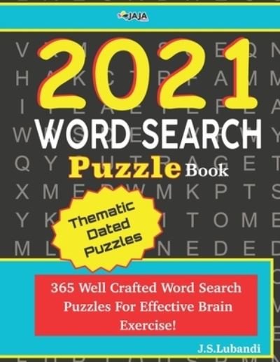 Cover for Jaja Media · 2021 WORD SEARCH Puzzle Book (Pocketbok) (2020)