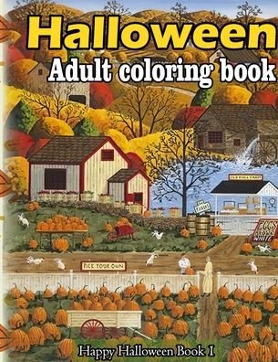 Cover for Michael Peterson · Halloween adult coloring book (Pocketbok) (2020)