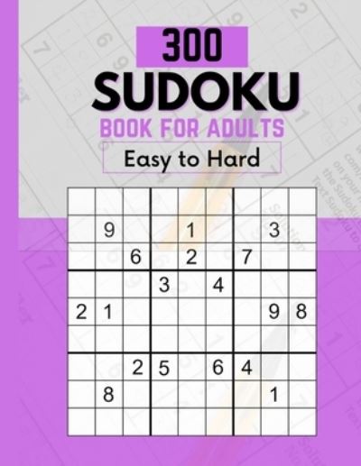 Cover for Olufunke Akinniyi · 300 Sudoku Book for Adult (Paperback Book) (2021)