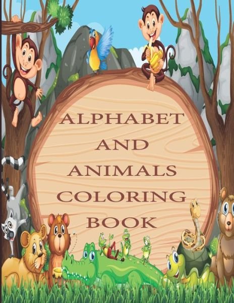 Cover for Wm Book · Alphabet And Animals Coloring Book (Pocketbok) (2021)