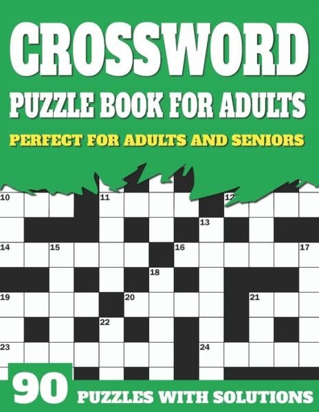 Cover for Jl Shultzpuzzle Publication · Crossword Puzzle Book For Adults: Large Print Crossword Puzzles For Senior Parents And Grandparents With Solutions To Enjoy Sunday Time (Paperback Bog) [Large type / large print edition] (2021)