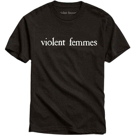 Cover for Violent Femmes · Violent Femmes Unisex T-Shirt: White Vintage Logo (T-shirt)