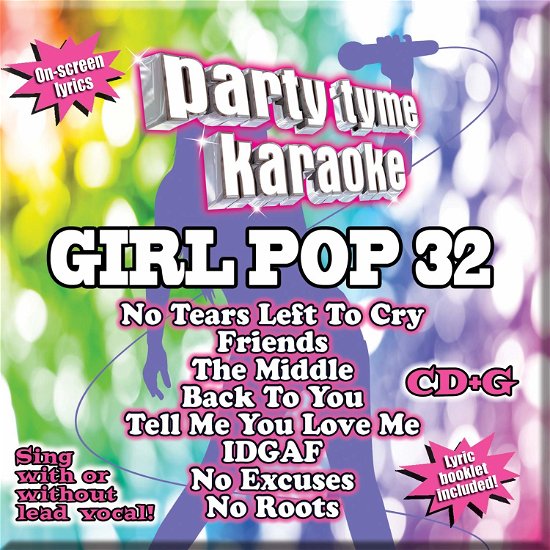 Cover for Party Tyme Karaoke: Girl Pop 32 (CD) (2018)