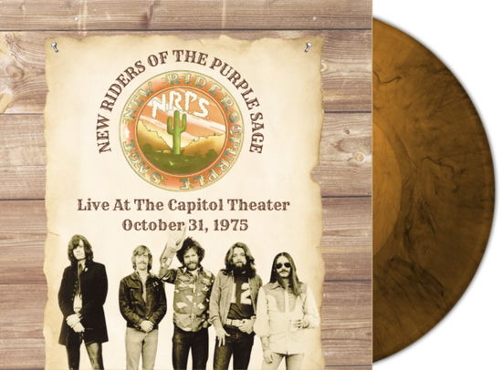 Cover for New Riders of the Purple Sage · Live At The Capitol Theater (Orange Marble Vinyl) (LP) (2023)