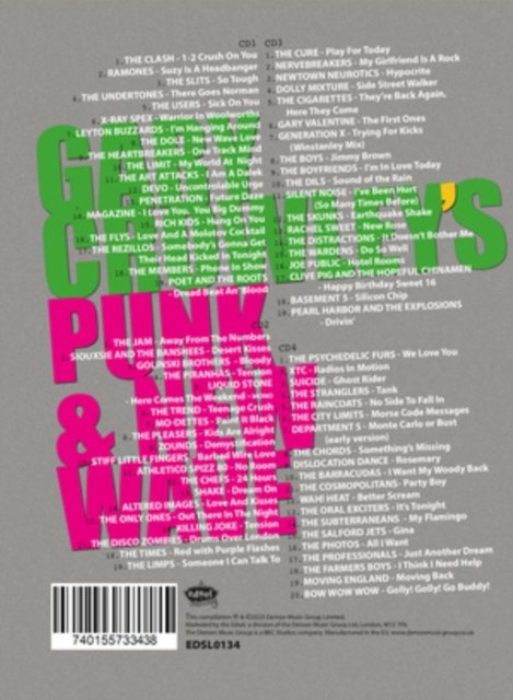 Cover for Gary Crowley's Punk &amp; New Wave 2 / Various · Gary Crowleys Punk And New Wave 2 (CD) (2023)