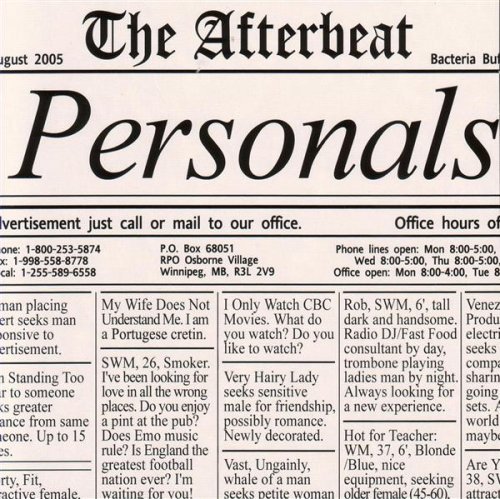 Personals - Afterbeat - Música - CD Baby - 0777215109438 - 21 de marzo de 2006