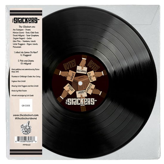 Cover for The Slackers · What We Gonna Do Now? / Pick and Choose (LP) (2024)