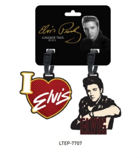 Elvis Silicone Luggage Tags - Elvis Presley - Gadżety - ELVIS - 0881738170438 - 2 września 2024