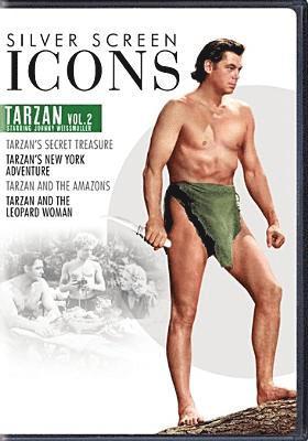 Cover for Silver Screen Icons: Johnny Weissmuller Tarzan 2 (DVD) (2018)